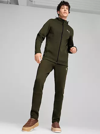 PUMA | Sudadera con capucha Evostripe para hombre | olive